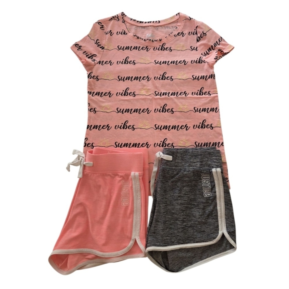 Justice Summer Vibes Outfit Set, Size 10